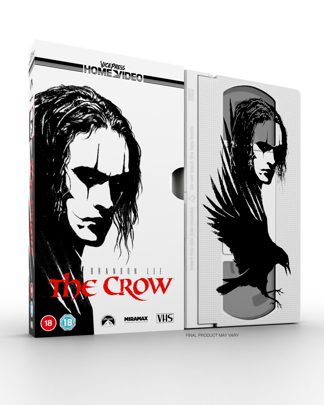 Vice Press Home Video The Crow VHS Cover By Matt Ferguson Exclusive edition