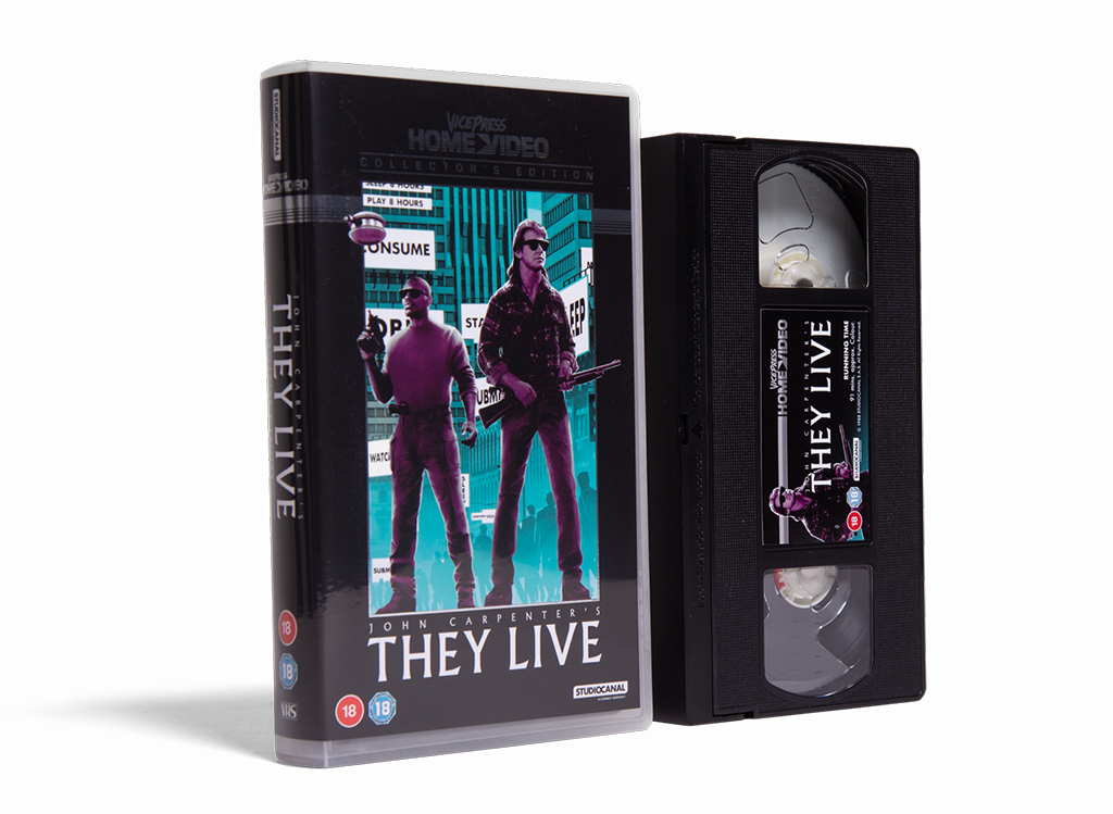 Vice Press Home Video John Carpenter's They Live Collector's Edition VHS Tape