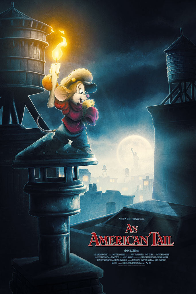 An American tail movie poster by Kevin Wilson