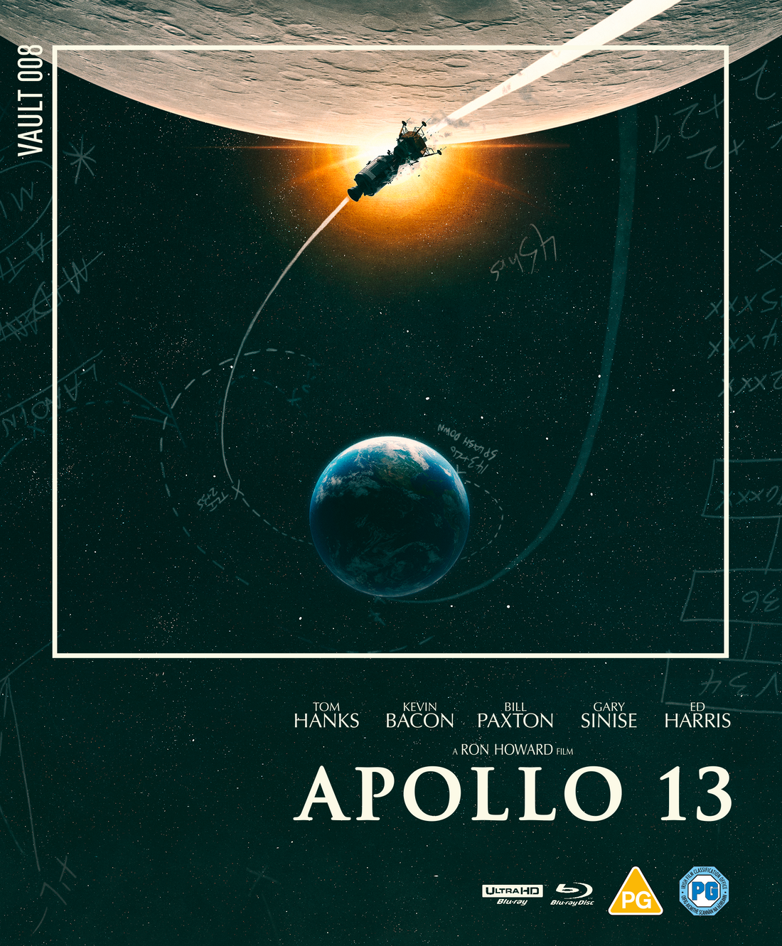 Apollo 13 The Film Vault Movie 4K UHD Cover By Matt Ferguson & Florey