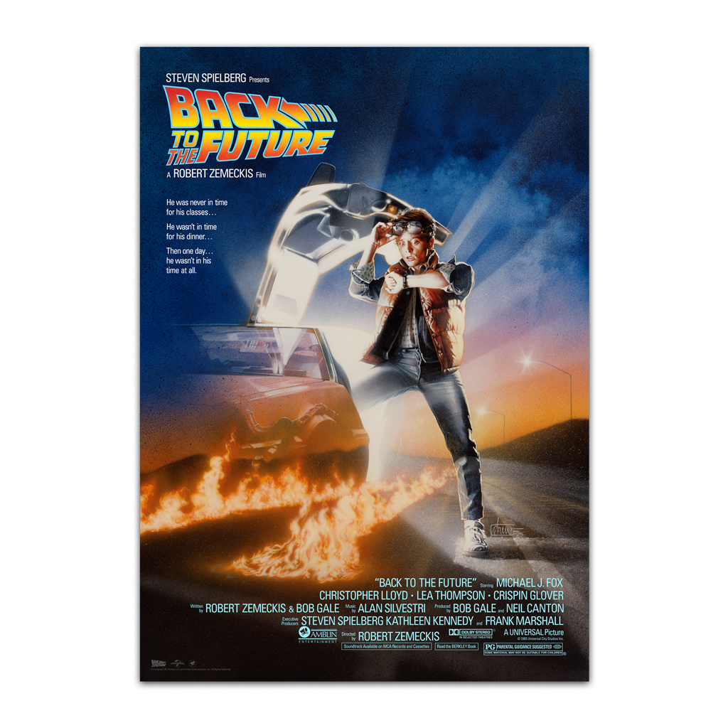 Back To The Future Movie Poster By Drew Struzan