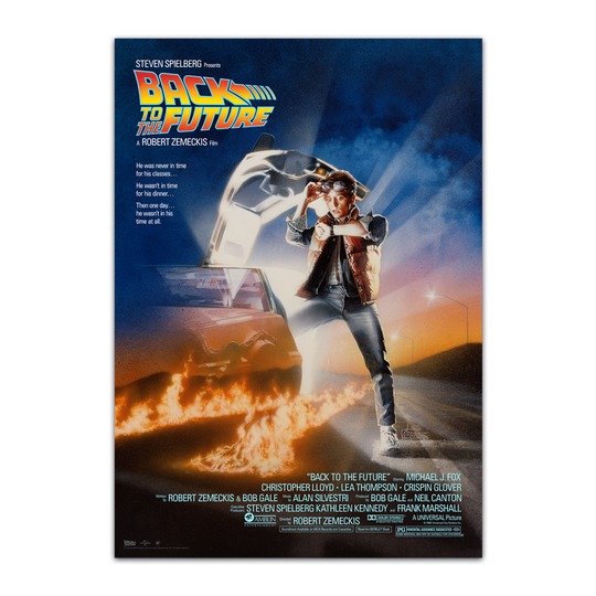 Affiche Poster Back To The Future – Cinéma Culte, Impression Haute Qualité 300g, Décoration Murale Bureau Chambre