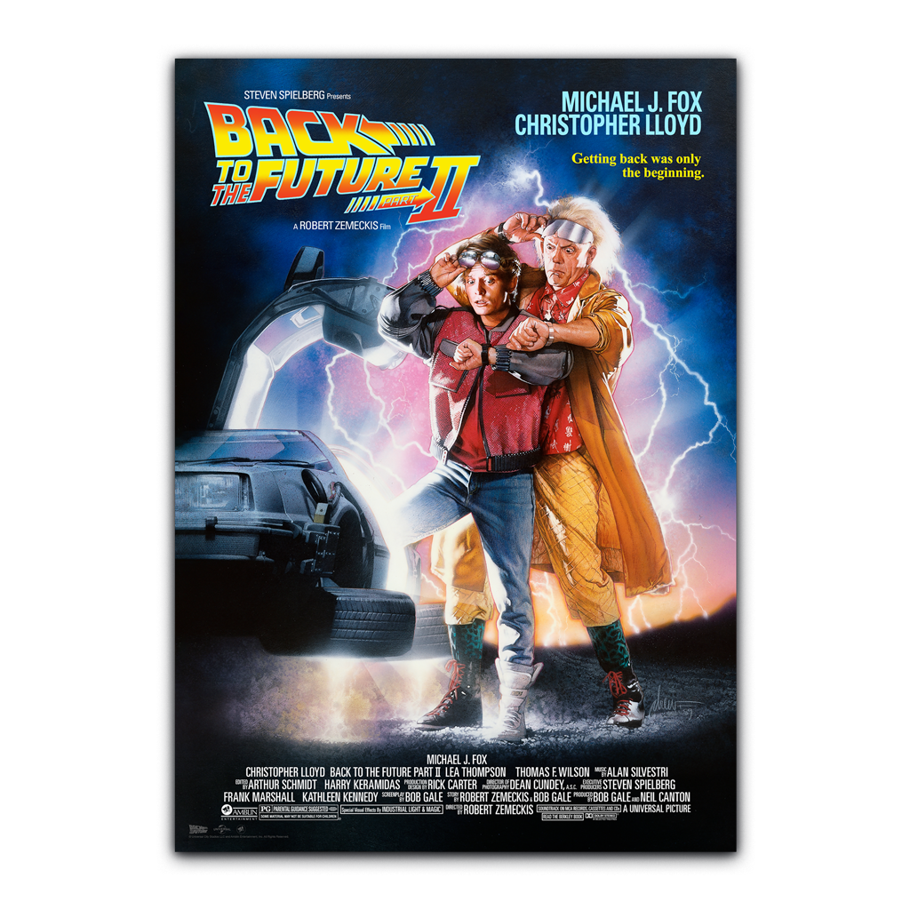 Back To The Future Part II Movie Poster By Drew Struzan