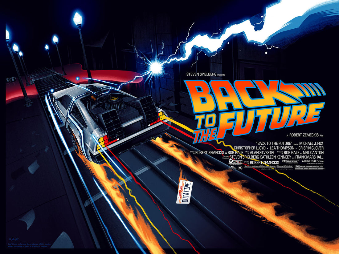 Back to the future movie poster by Doaly