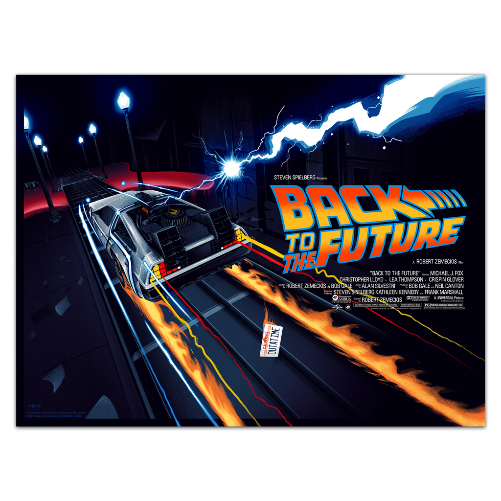 Back To The Future - Movie Poster By Doaly | Vice Press