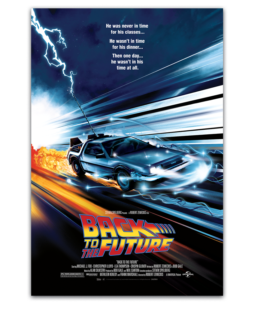 Back to the future poster by Ryan Shumate