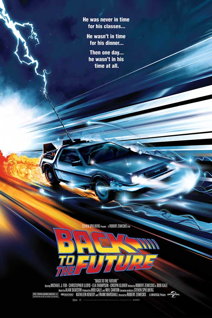 Back to the future poster by Ryan Shumate