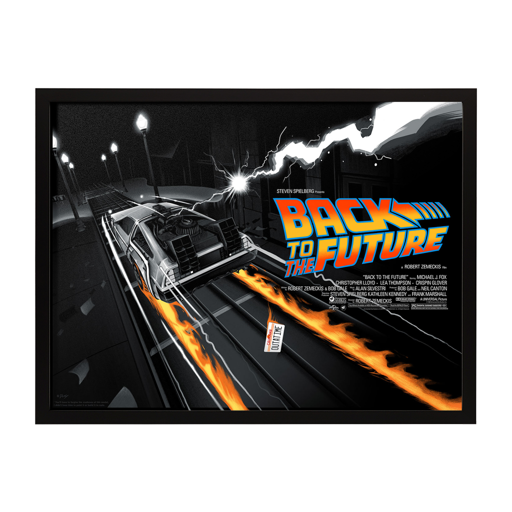 Back to the future variant poster by doaly in black frame
