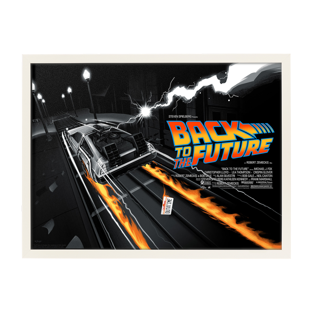 Back to the future variant poster by doaly in white frame