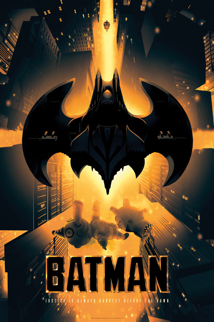Batman 1989 movie poster by raid71