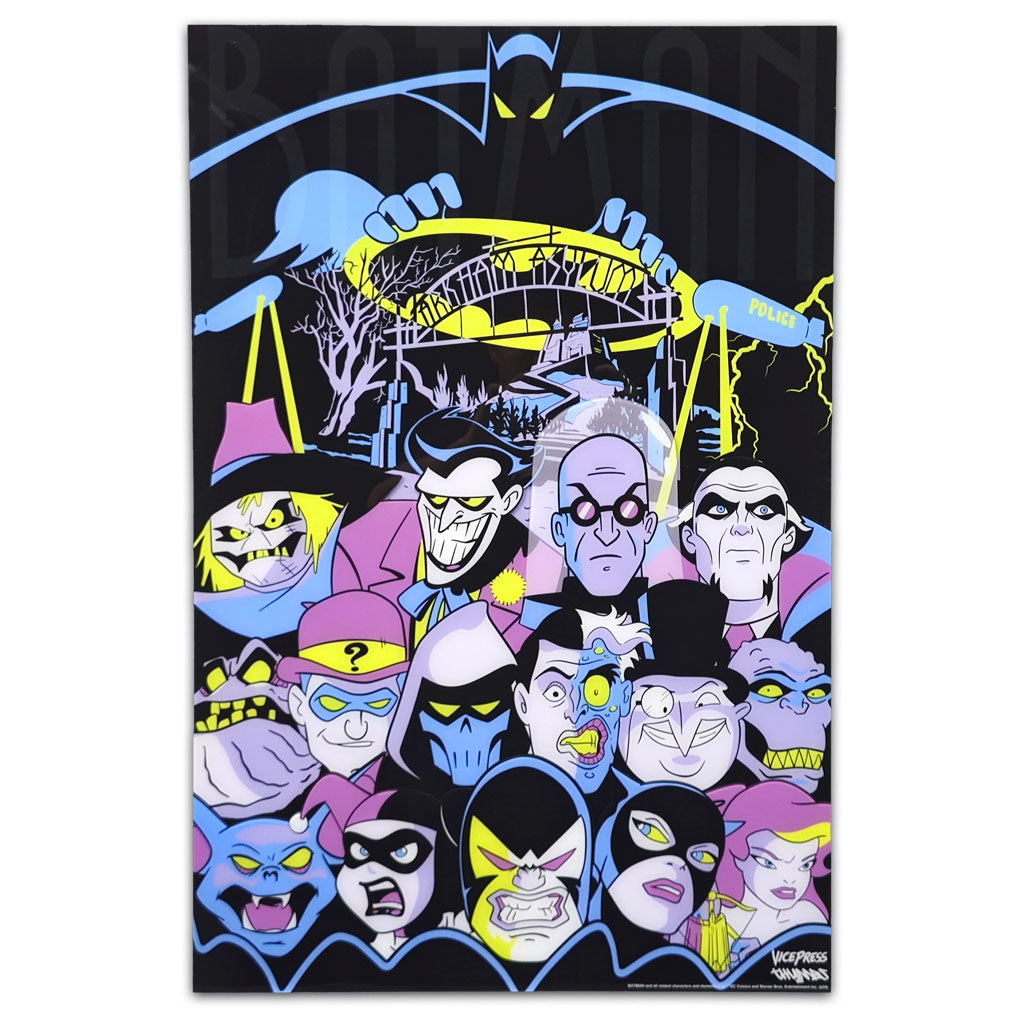 Batman The Animated Series Multi Layered Acrylic Panel by Thumbs