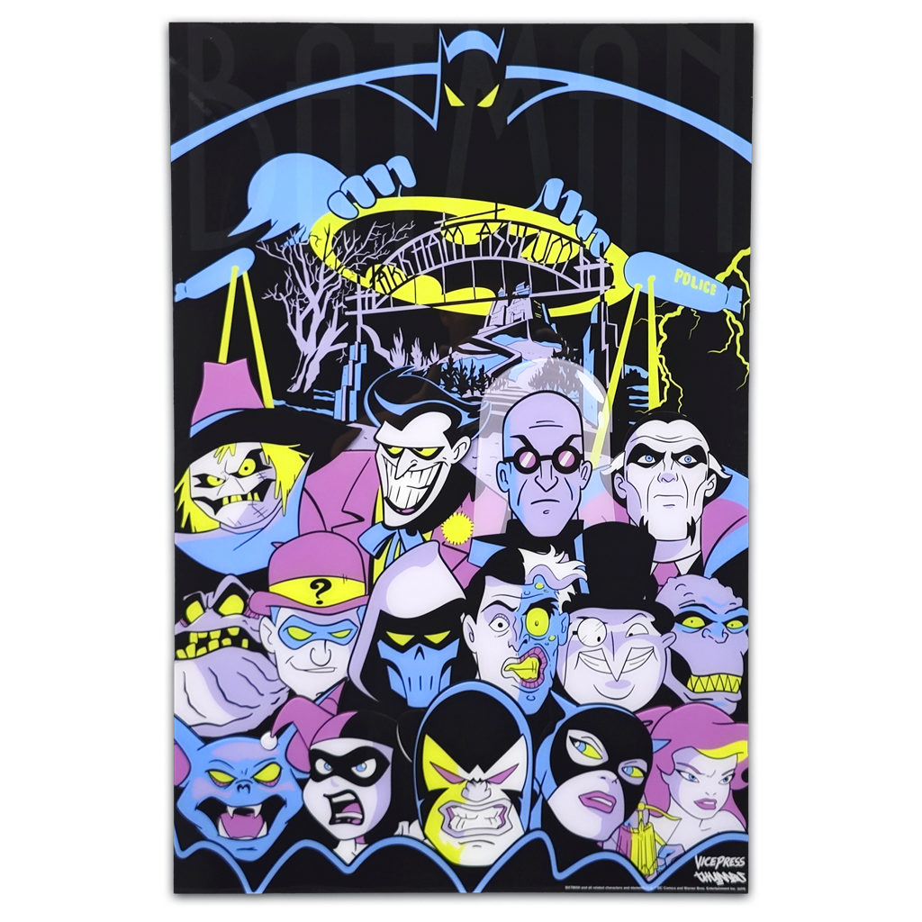 Batman The Animated Series Multi Layered Acrylic Panel by Thumbs