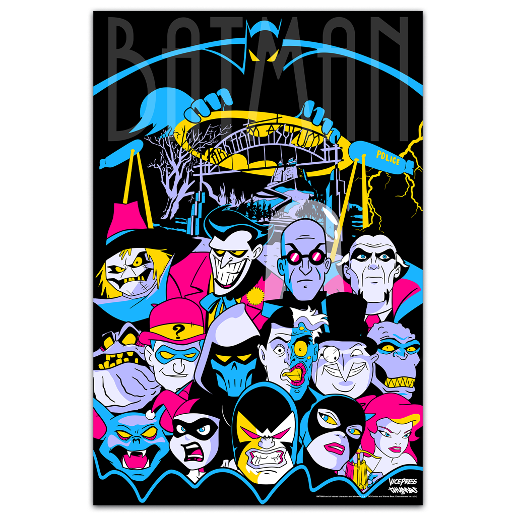 Batman the animated series fine art print by Thumbs