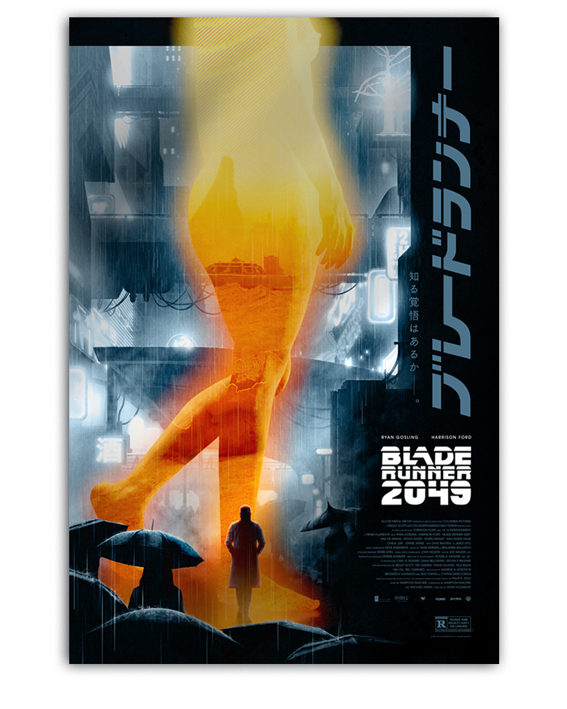 Blade Runner 2049 Foil Poster By Florey | Vice Press