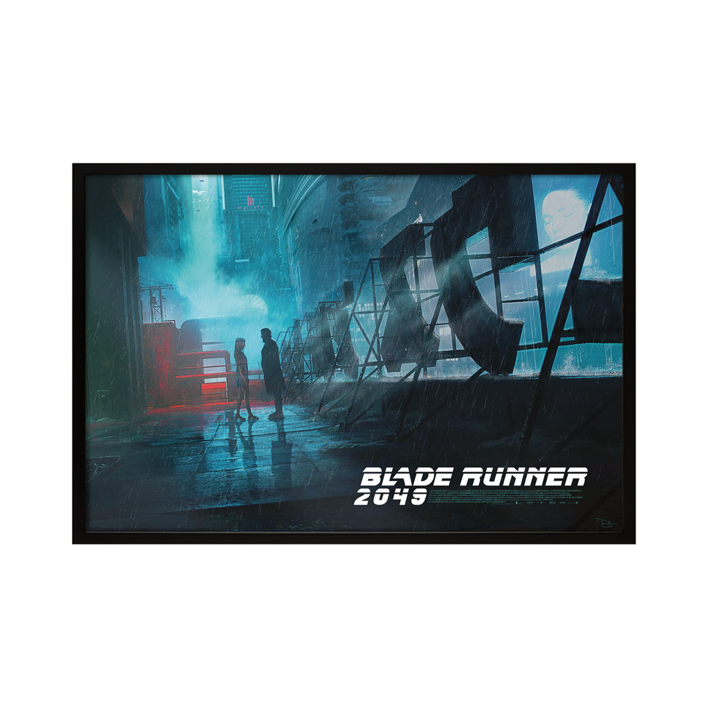 Blade Runner 2049 movie poster by Dave O'flanagan in black frame