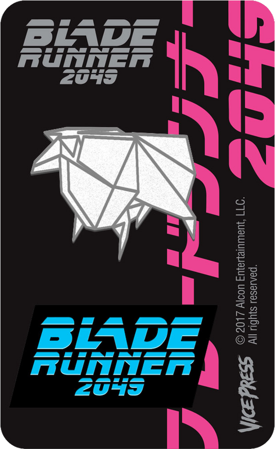 Blade Runner 2049 Pin Badges - Origami & Logo