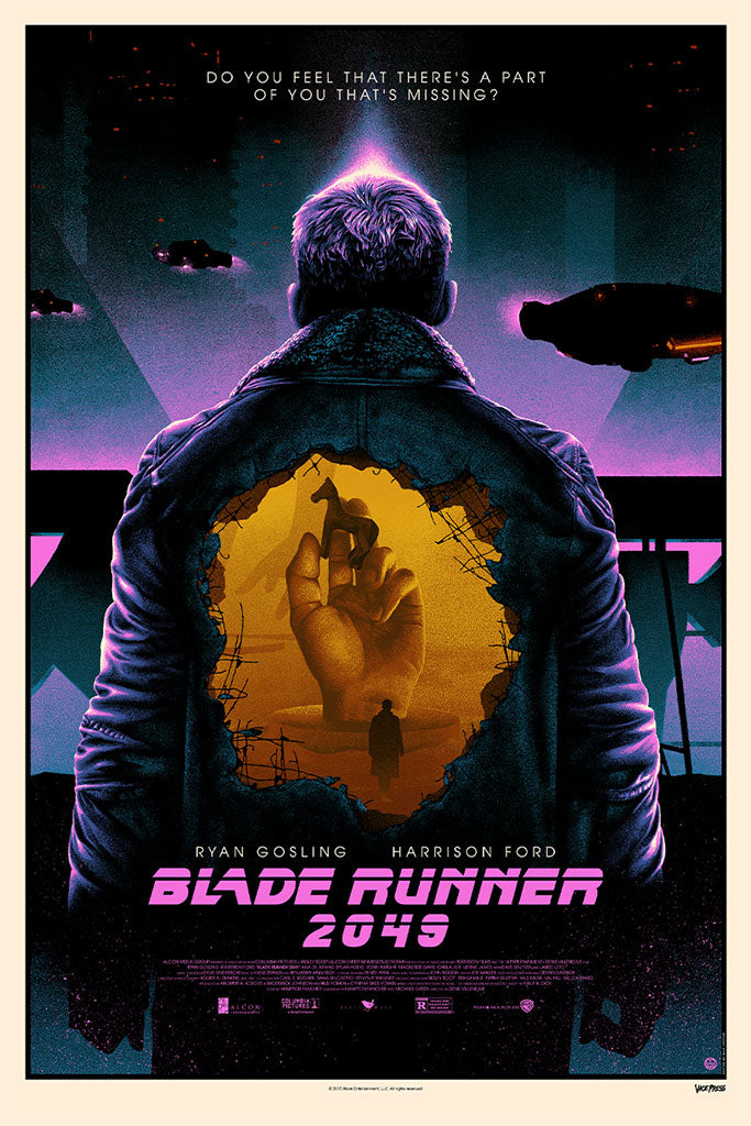 Blade Runner 2049 Foil Poster By Florey | Vice Press