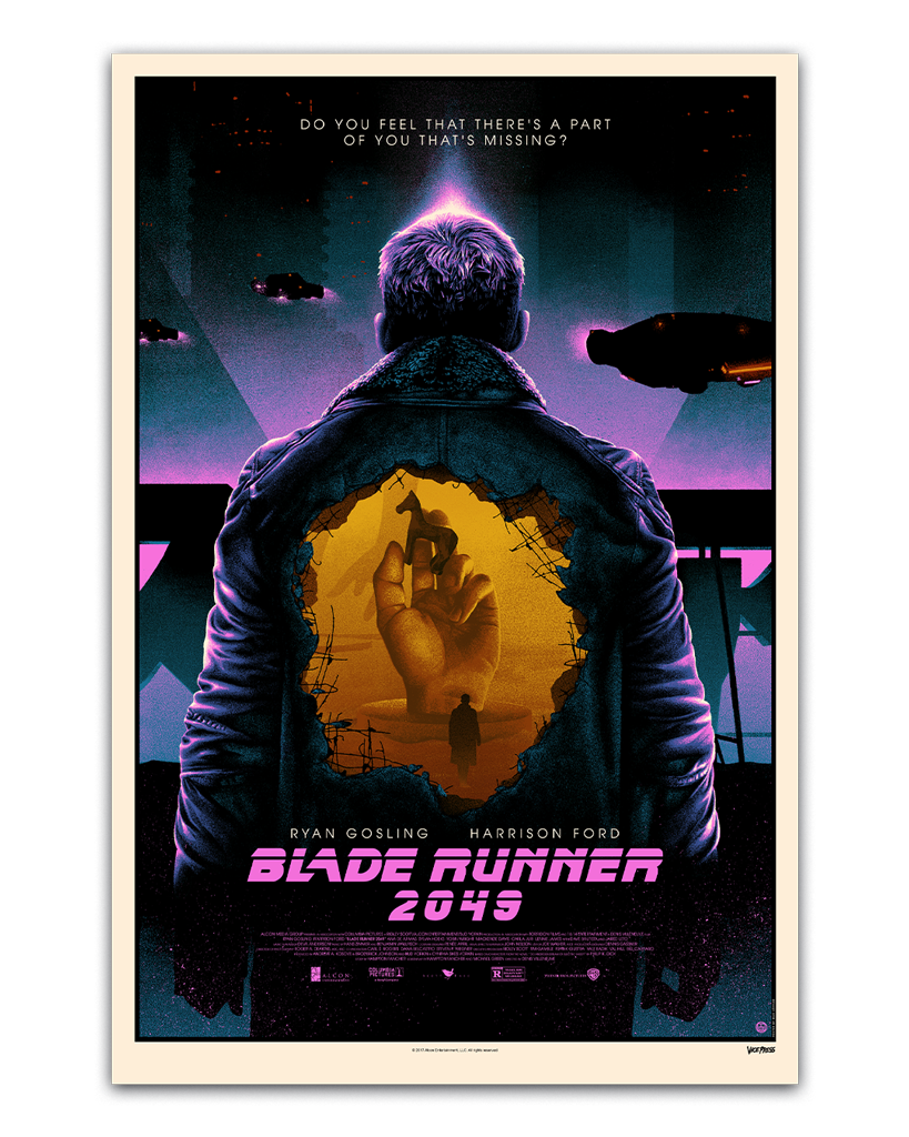 Blade Runner 2049 movie poster by Max Loeffler