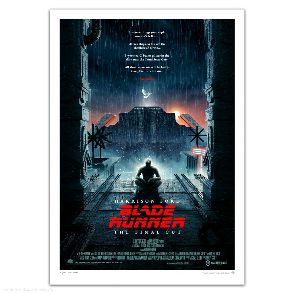 Blade Runner film vault steelbook poster by Matt Ferguson and florey