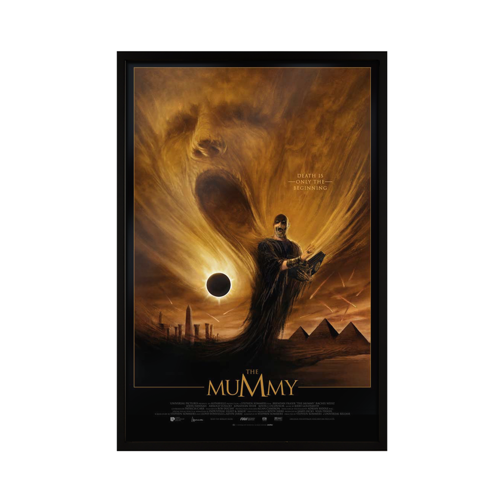 The Mummy by James Bousema in Black frame