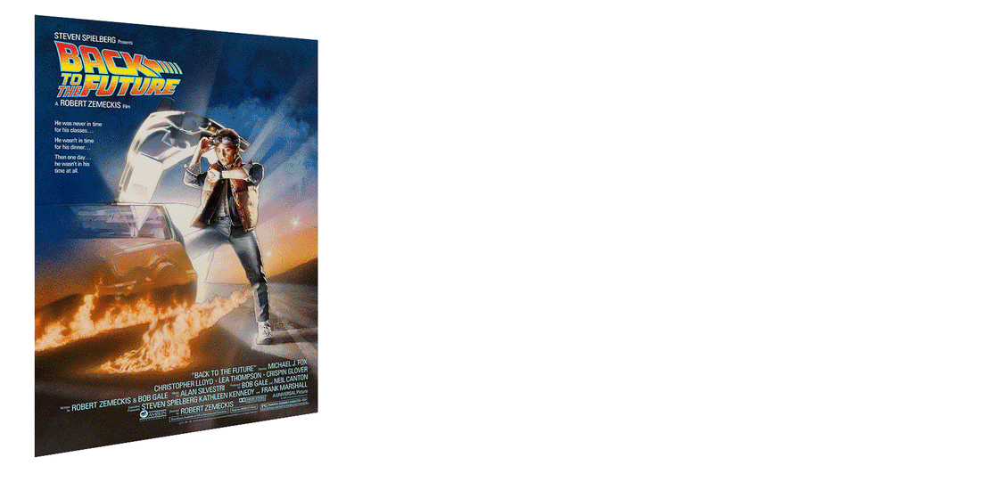 Back to the future multi-layer acrylic poster by Drew Struzan