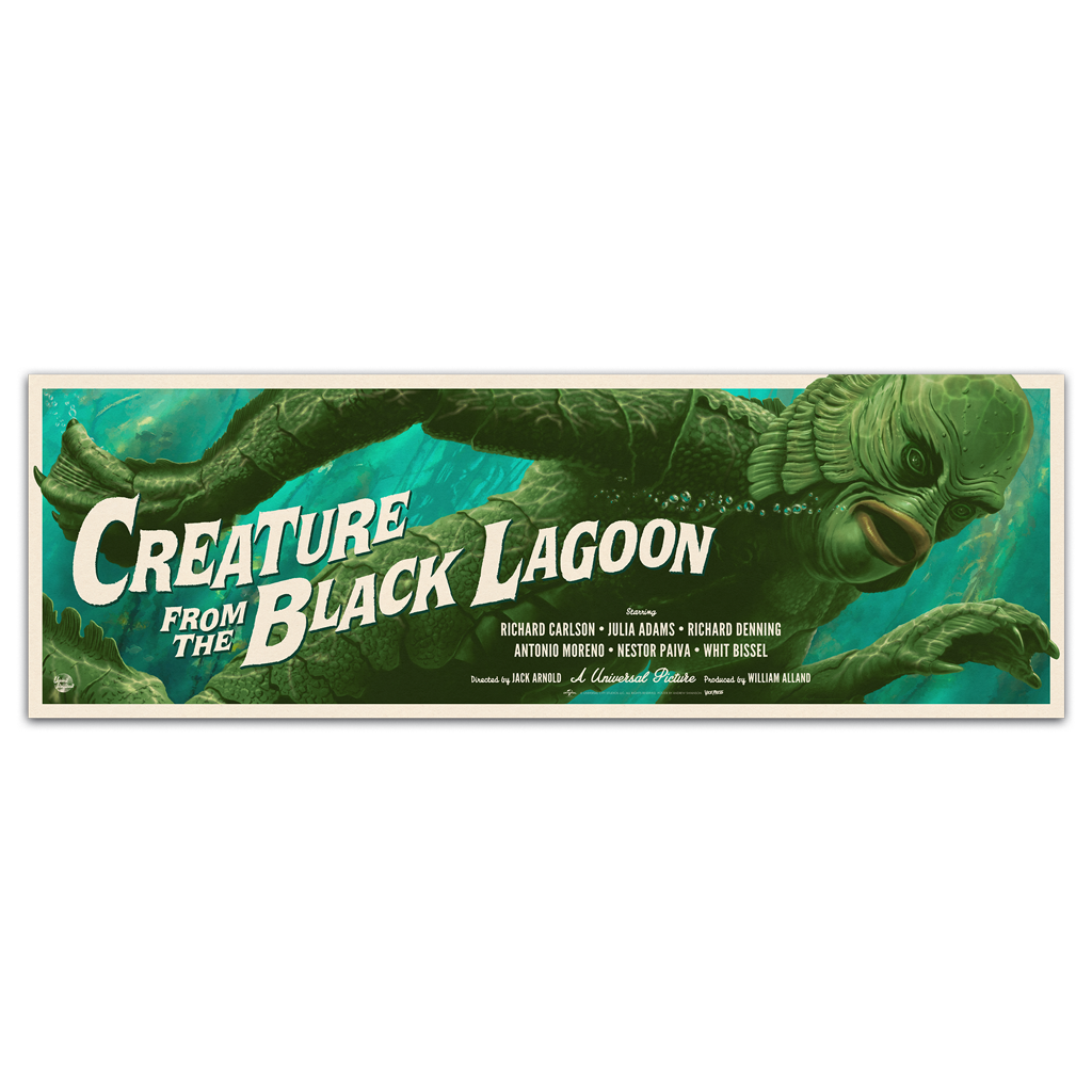 Universal Monsters Creature From The Black Lagoon Poster by Andrew Swainson