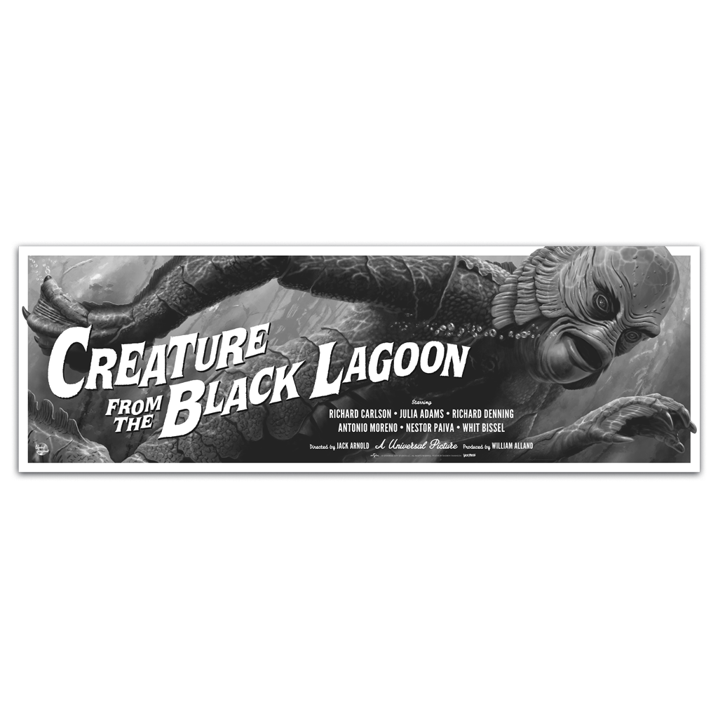 Universal Monsters Creature From The Black Lagoon variant Poster by Andrew Swainson