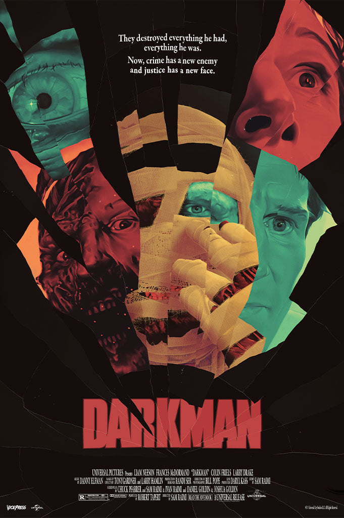 Darkman movie poster by Ben Turner