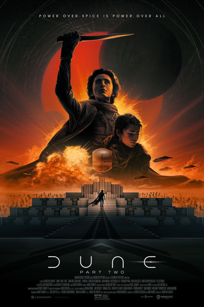 dune part two movie poster by Matt Ferguson