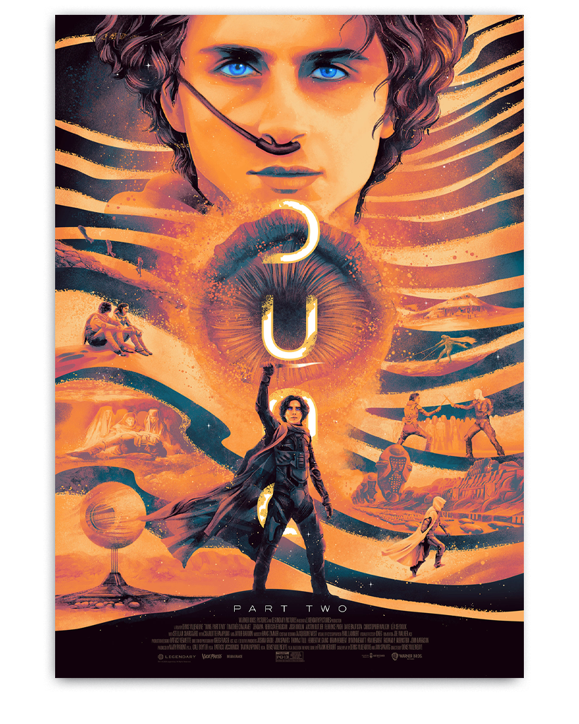 Dune Part Two poster by Bella Grace
