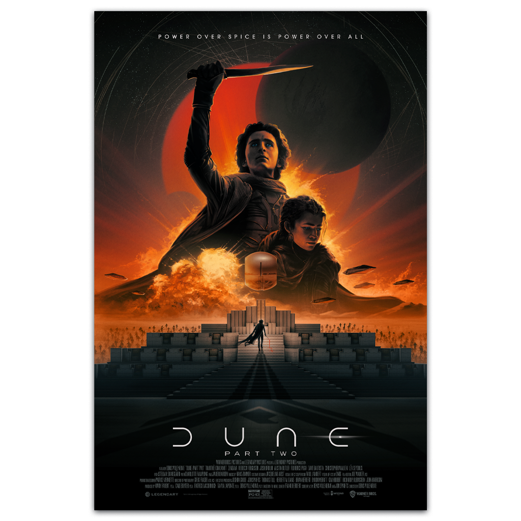 dune part two poster by Matt Ferguson