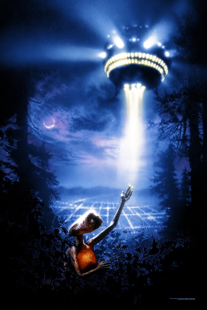 E.T. The Extra Terrestrial Art Print Poster By Drew Struzan