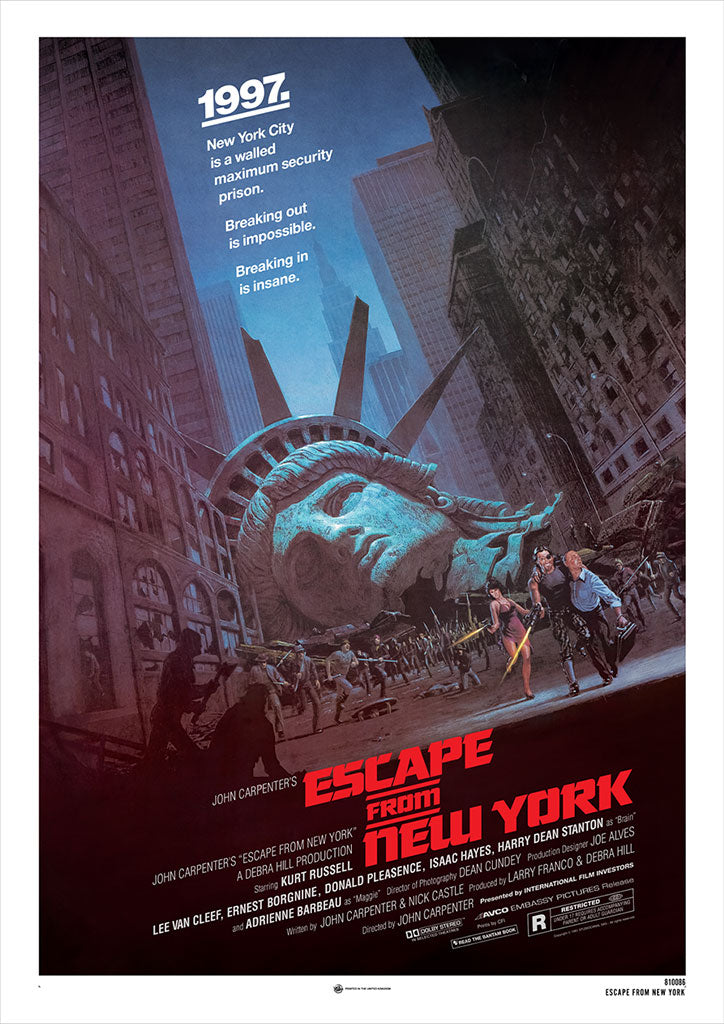 Escape From New York Editions Original Theatrical Movie Poster