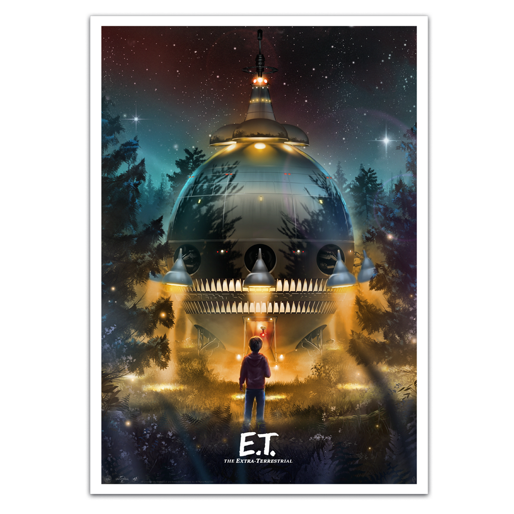 E.T. The Extra-Terrestrial Art Print By Andy Fairhurst