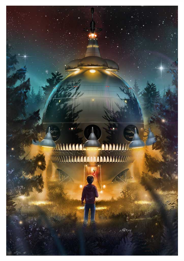 ET The Extra-Terrestrial Art Print By Andy Fairhurst