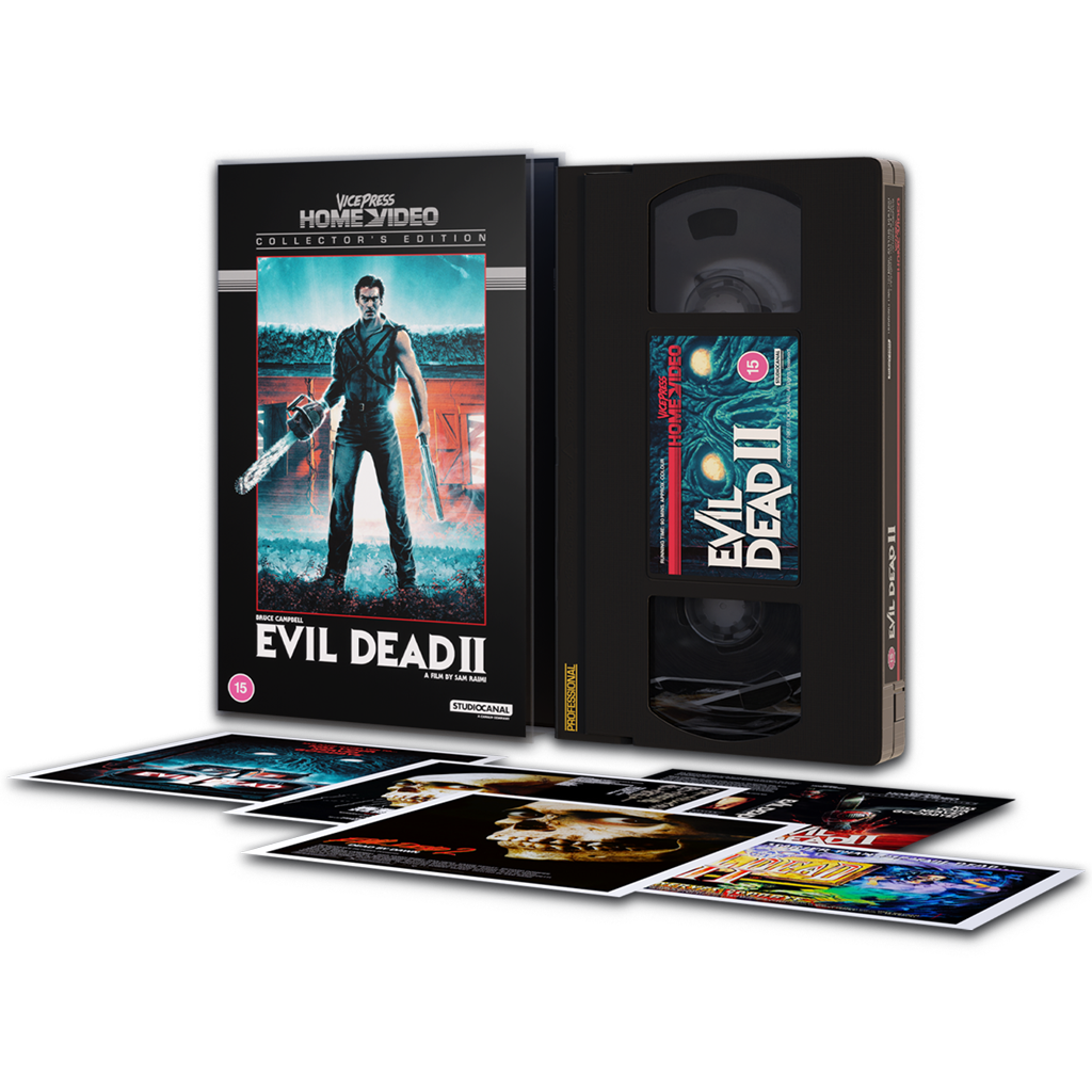 Evil Dead II Collectors Edition VHS Packshot