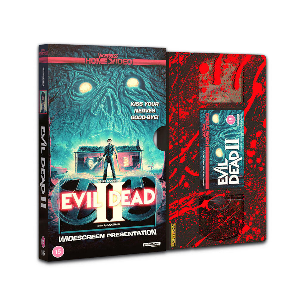 Evil Dead II VHS Blood Splatter Variant