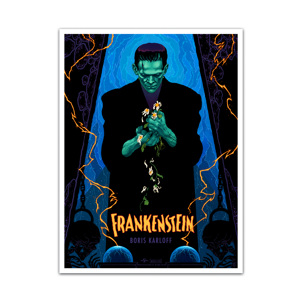 Frankenstein Movie Poster By Peter Diamond Vice Press