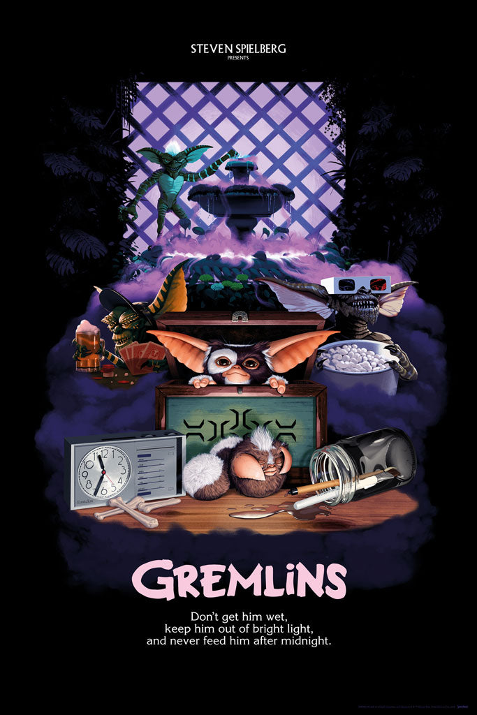 Gremlins limited edition movie poster by George Bletsis