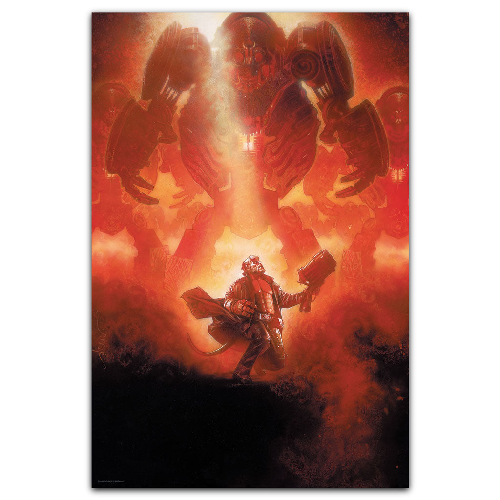 Hellboy poster art print by Drew Struzan