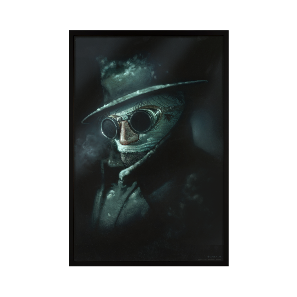 The Invisible Man art print by Greg staples in black frame