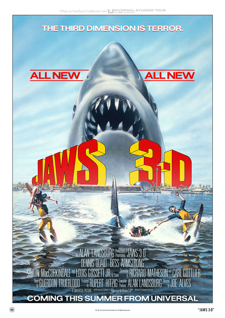 Jaws 3 - Editions Movie Poster | Vice Press Editions