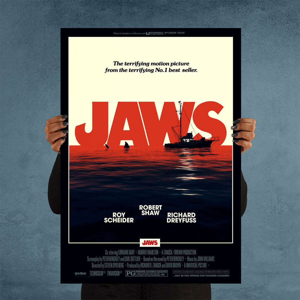 Jaws poster by Matt Ferguson