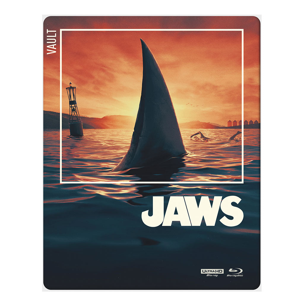 jaws film vault steelbook front by Matt Ferguson and florey