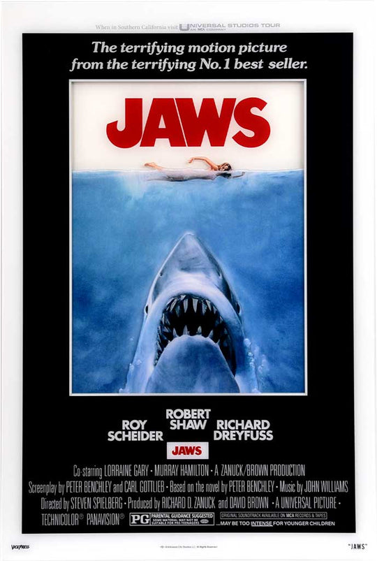 Jaws Theatrical Key-Art - Multi-Layer Acrylic Panel