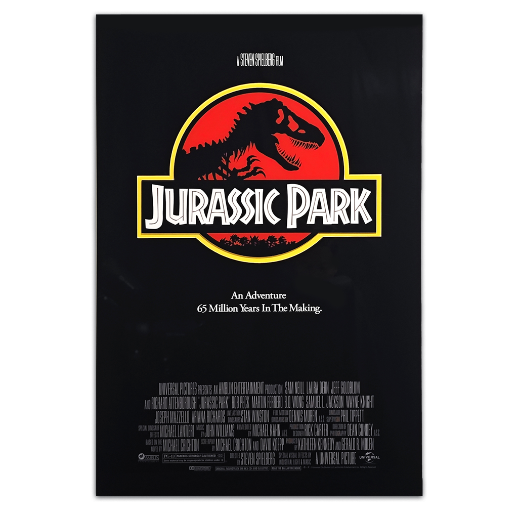 Jurassic Park multi-layered acrylic panel poster