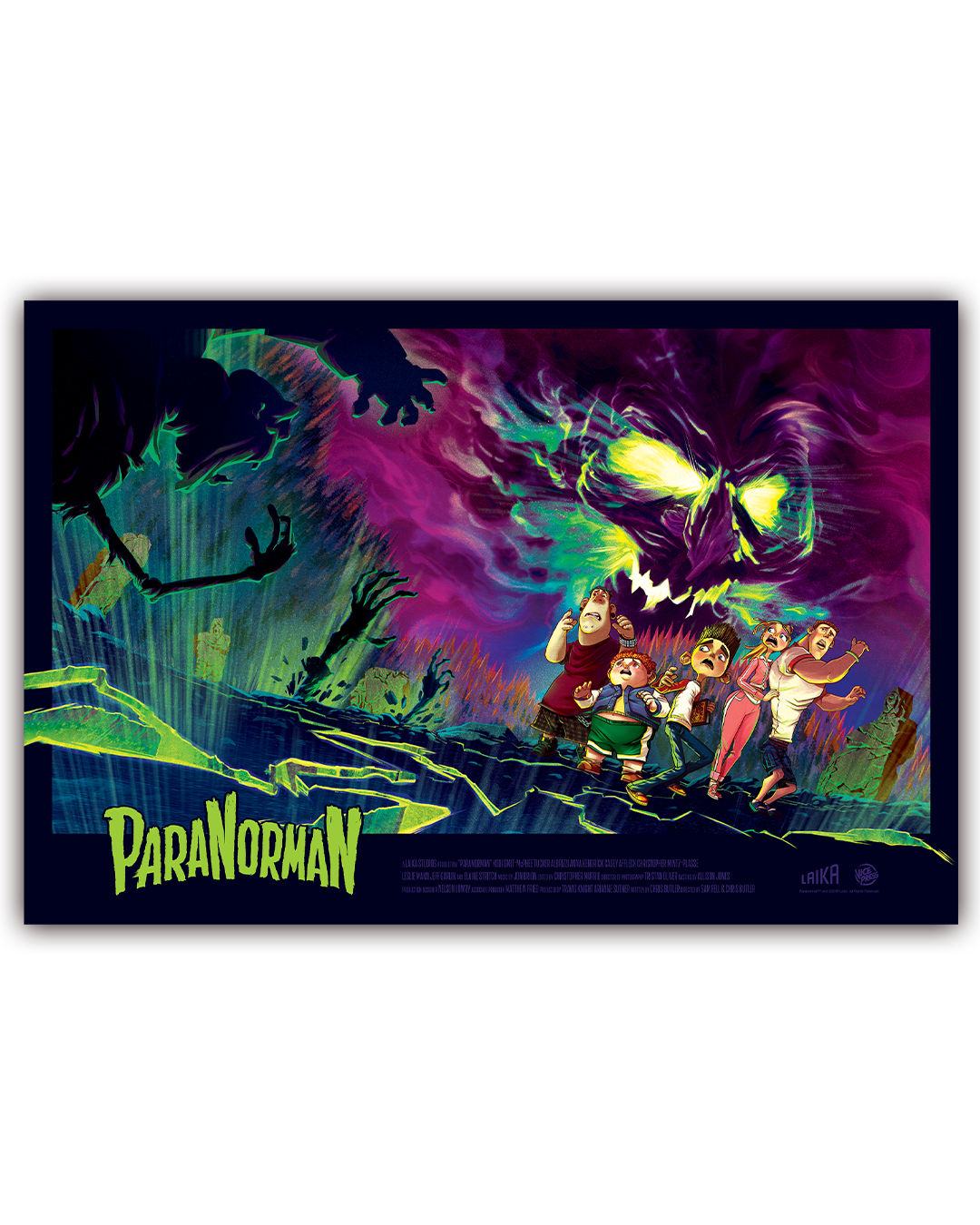 Laika ParaNorman 24x36 inch Movie Poster By Kevin Tong