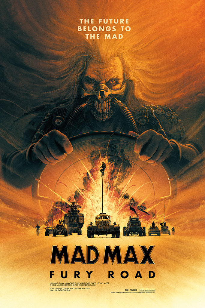 Mad Max Fury Road movie poster by Matt Ferguson