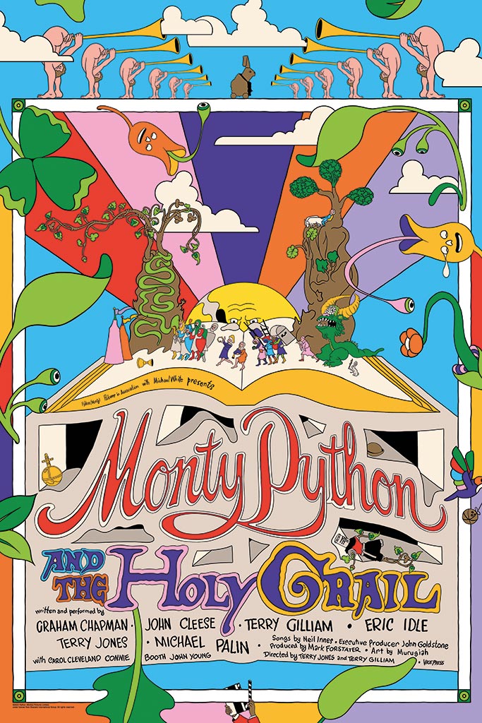 Monty Python & The Holy Grail - Poster by Murugiah | Vice Press
