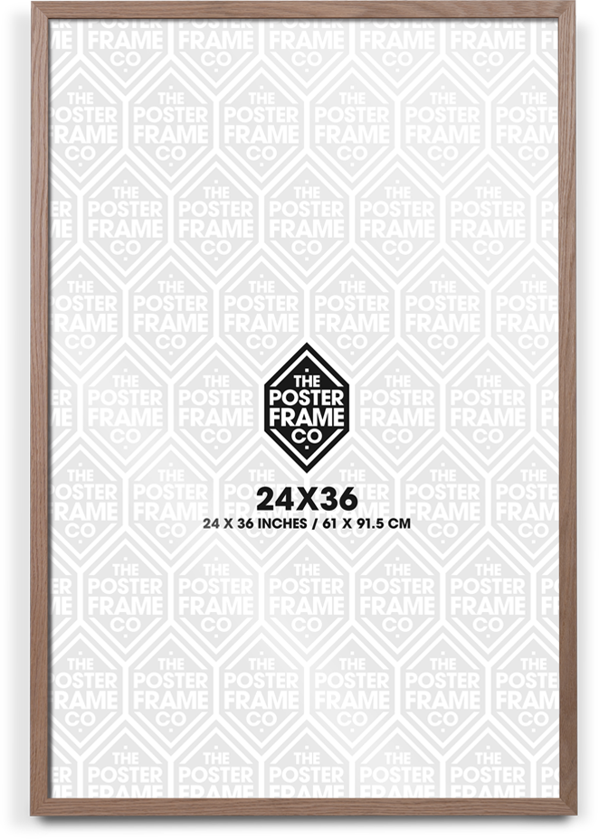 24x36 Inch Natural Wood Premium Poster Frame